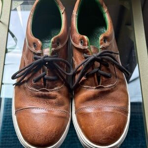 Workshop Brown Leather Sneakers
